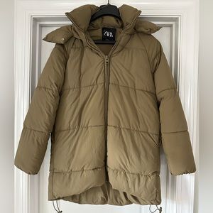Zara Jackets Coats Zara Puffer Coat Poshmark